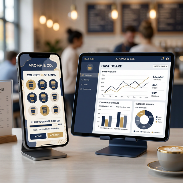 Poin-T Merchant Dashboard Mockup